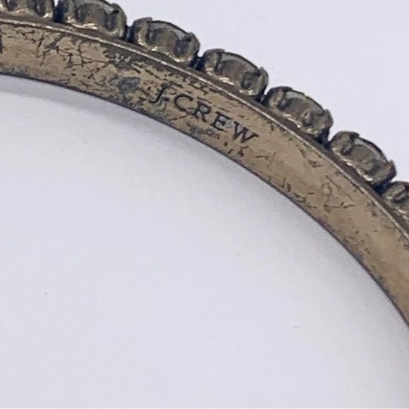 J. Crew Green Crystal Cuff Bracelet - Picture 4 of 4